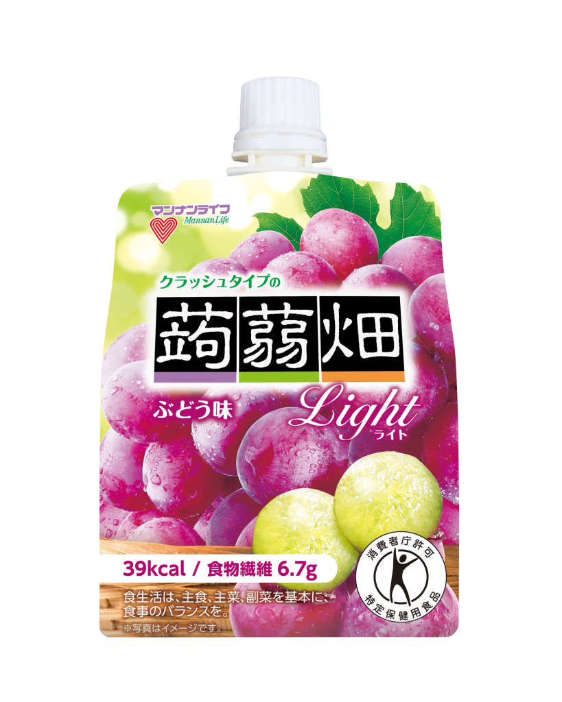 許可番号1876号クラッシュタイプの蒟蒻畑ライトぶどう味の商品画像